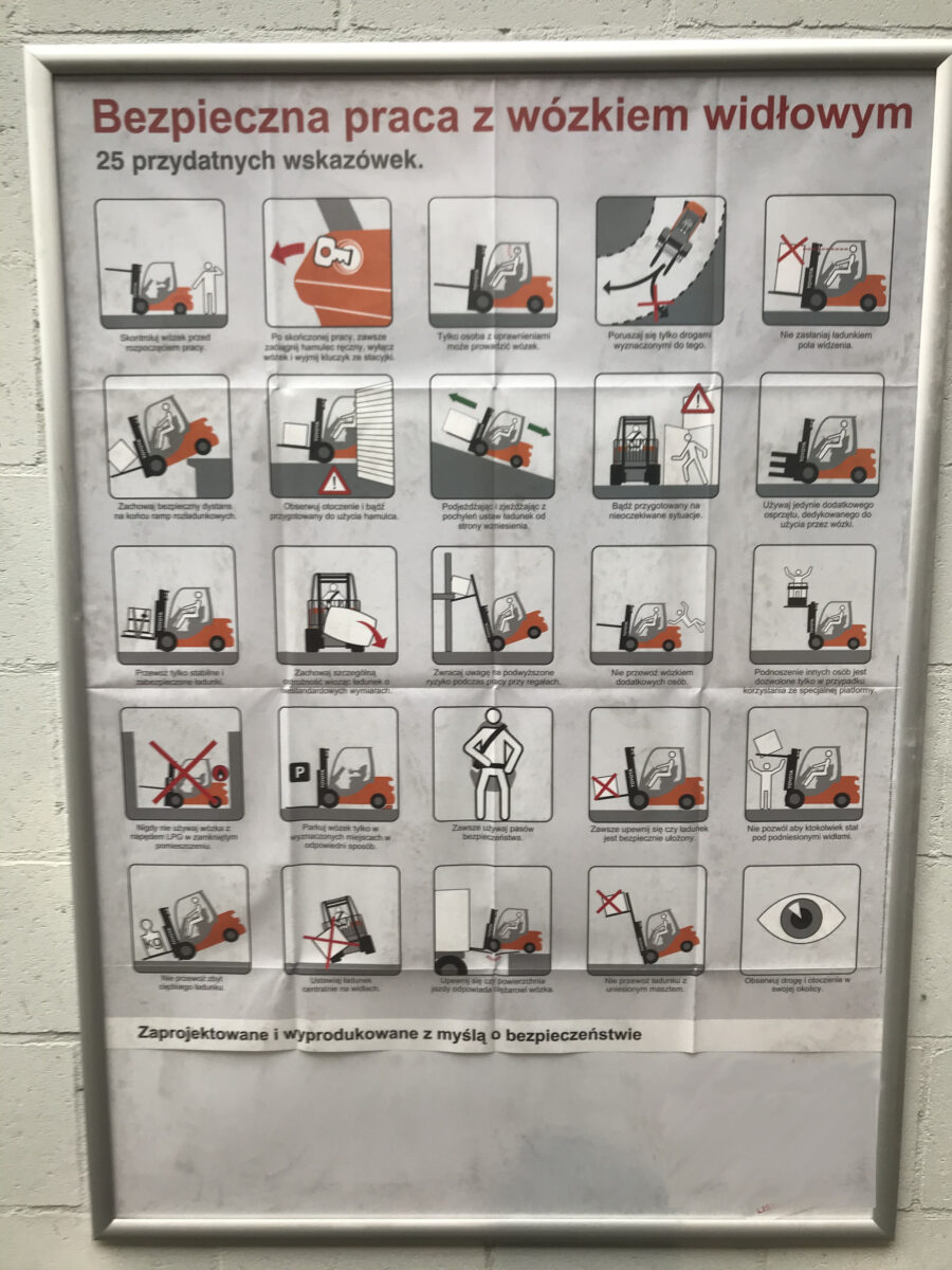 Техніка безпеки для операторів вилкових навантажувачів Техніка безпеки для операторів вилкових навантажувачів