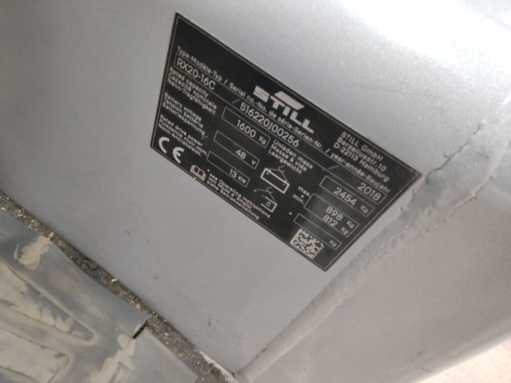 Електричний навантажувач Still RX20-16C/Li-Ion_3