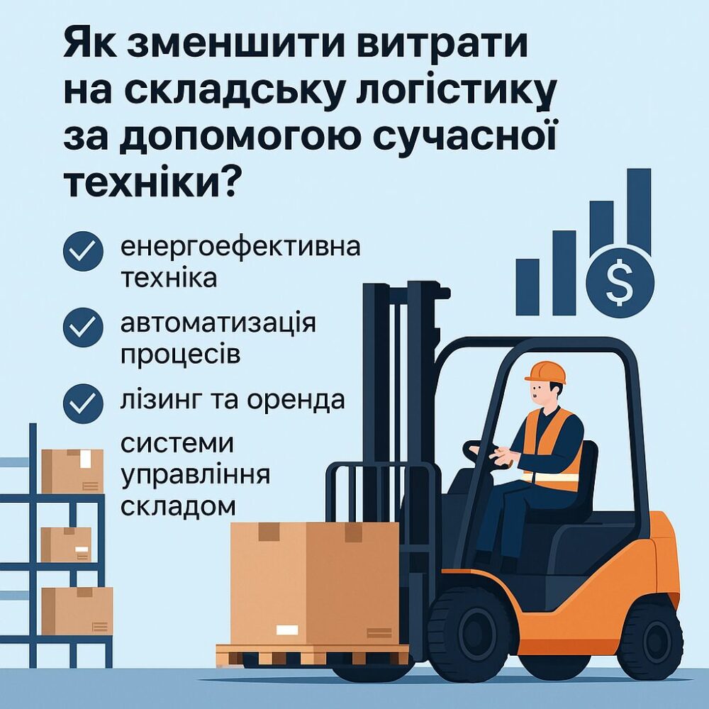 Як зменшити витрати на складську логістику за допомогою сучасної техніки?
