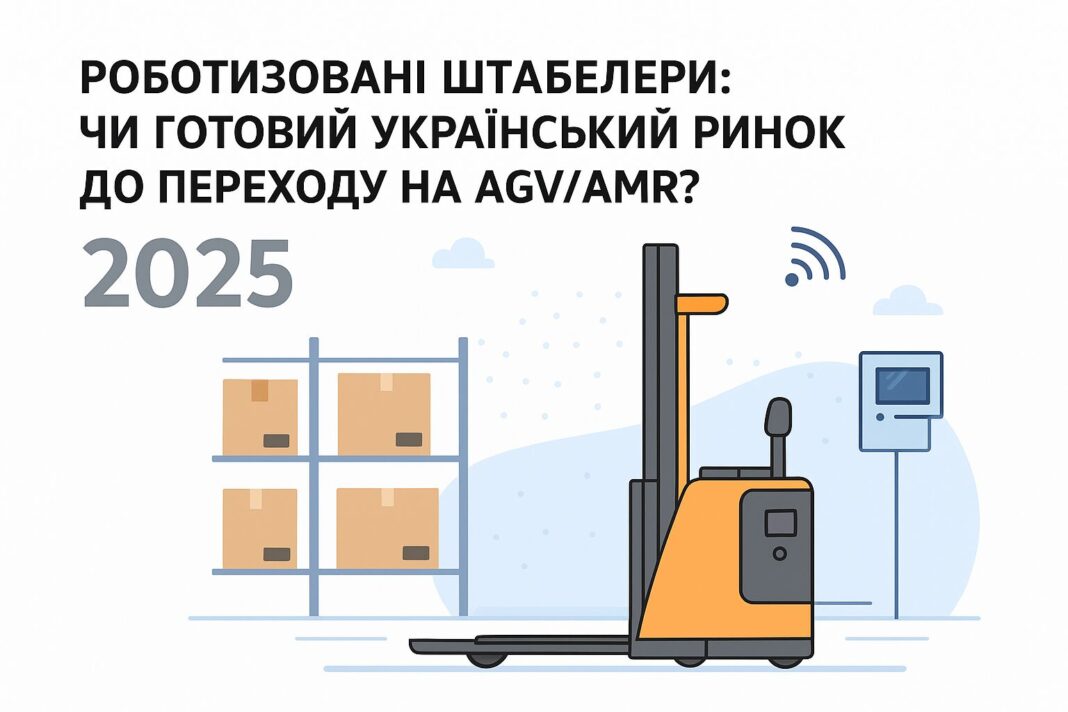 Роботизовані штабелери: чи готовий український ринок до переходу на AGV/AMR?