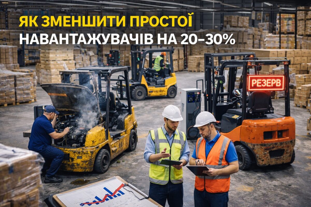 Як зменшити простої навантажувачів на 20–30%