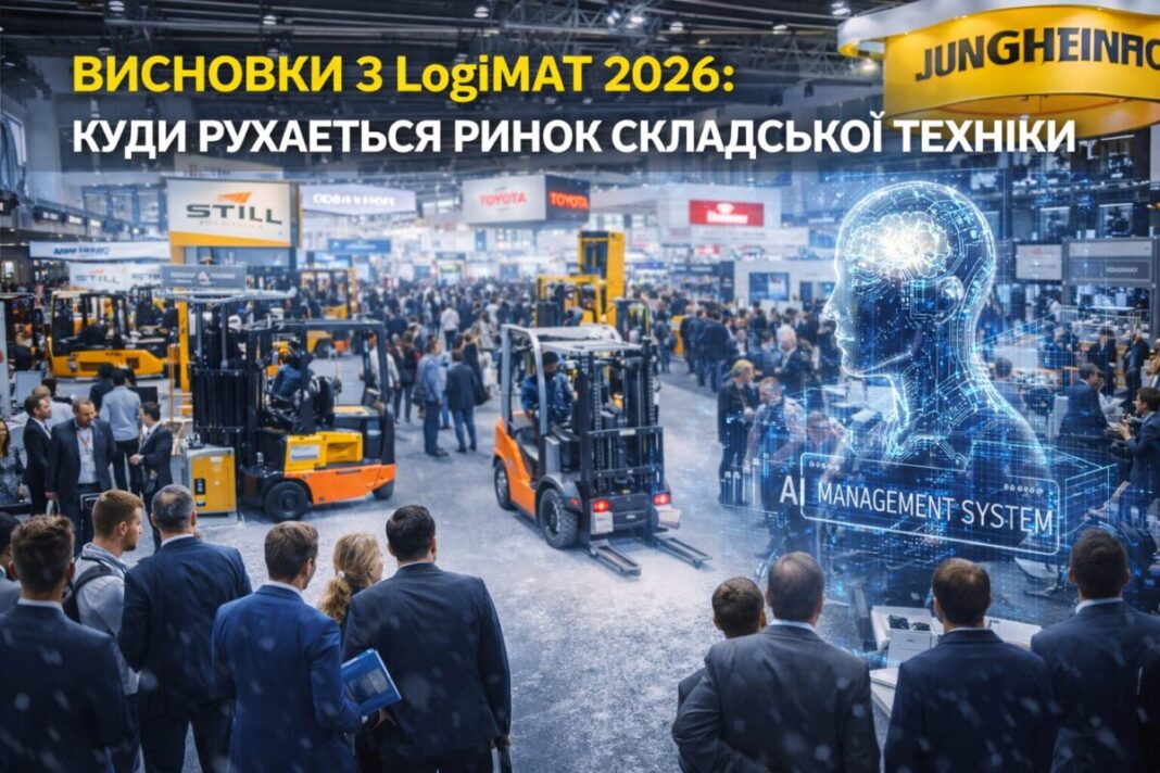 Висновки з LogiMAT 2026 куди рухається ринок складської техніки Висновки з LogiMAT 2026: куди рухається ринок складської техніки