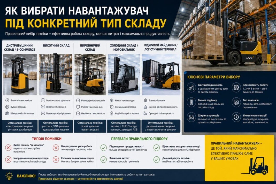 Як вибрати навантажувач під конкретний тип складу Як вибрати навантажувач під конкретний тип складу